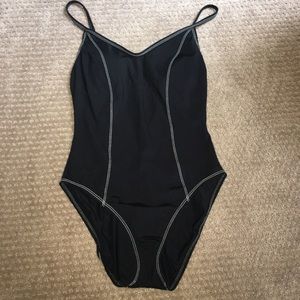 Black One piece swimsuit